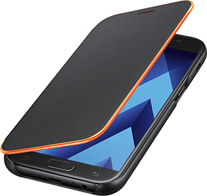 SAMSUNG EF-FA520PBEGWW, Bookcover, Samsung, Galaxy A5 (2017), Schwarz