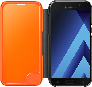SAMSUNG EF-FA520PBEGWW, Bookcover, Samsung, Galaxy A5 (2017), Schwarz