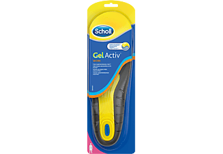 SCHOLL Gel Activ Work 38-42 - Einlegesohlen für Frauen (Schwarz/Gelb)