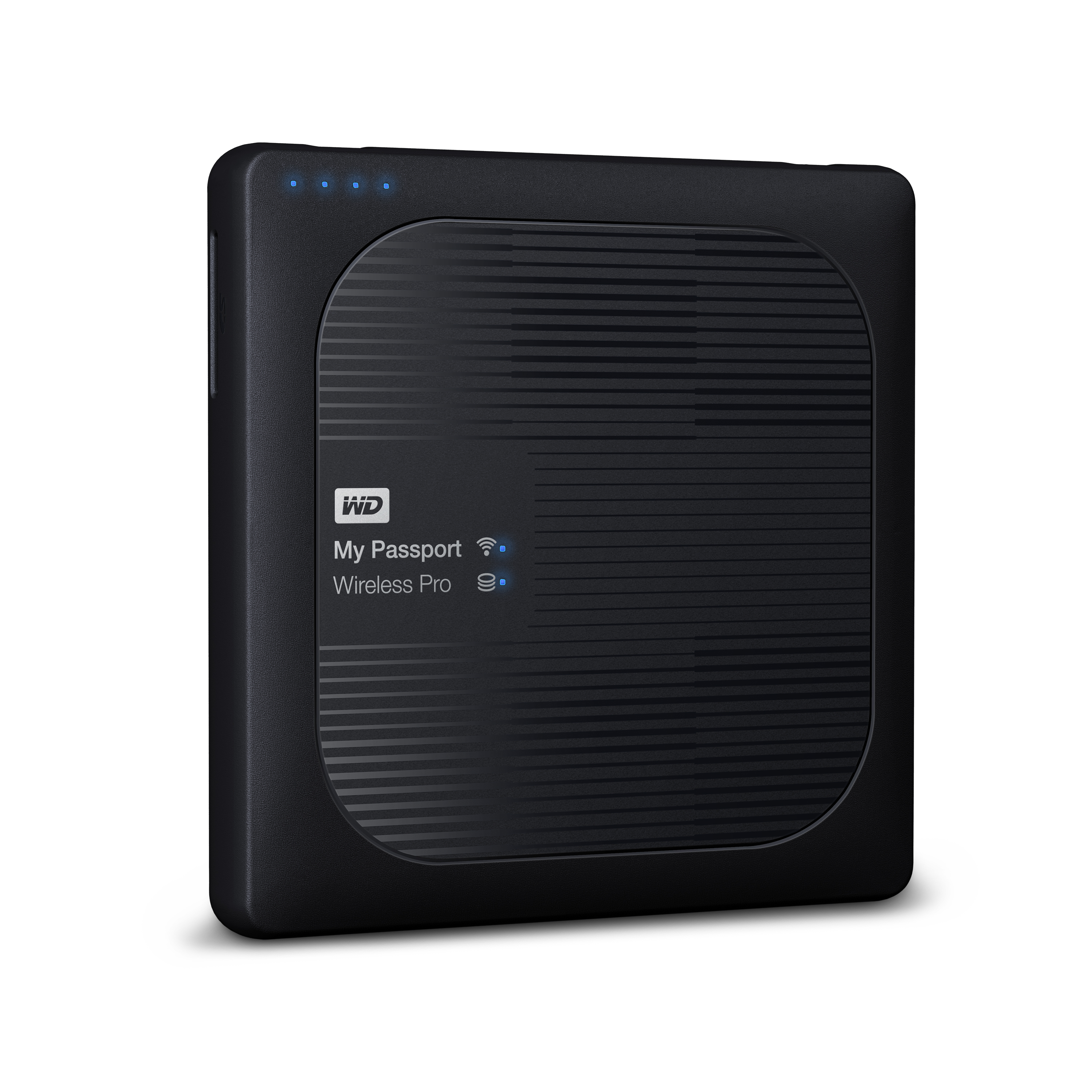 WD My Passport™ Wireless Pro Festplatte, 4 TB HDD, 2,5 Zoll, extern, Dunkelgrau
