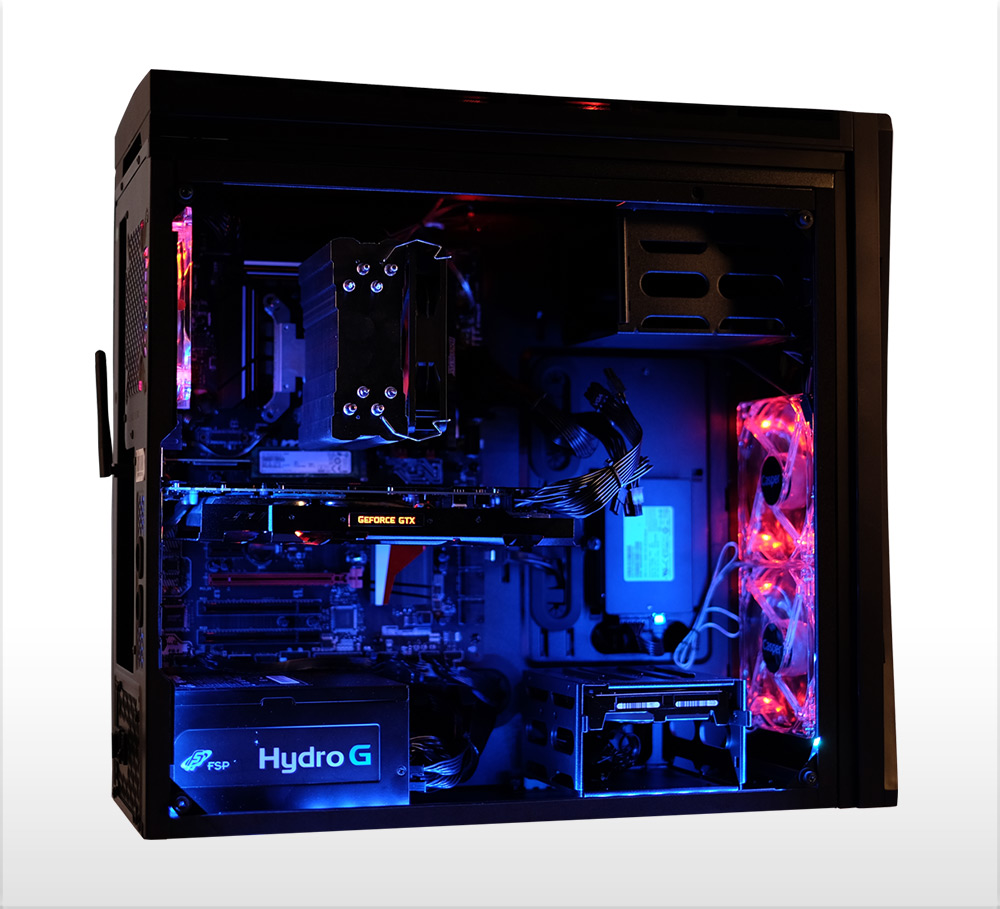 CASPER E80Z.770K-B390P-V i7-7700 16GB 2TB+256GB SSD 6GB 1060 All In One PC