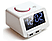 MACK Homtime C1PRO-WH Beyaz Bluetooth Speaker LCD Masa Saati