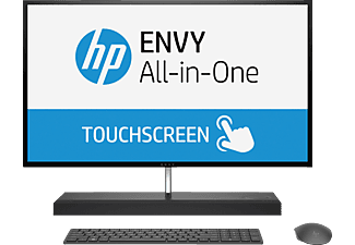 HP HP ENVY All-in-One PC 27-b180nz - Desktop PC - Display Touchscreen QHD 27"/68,6 cm - Grigio - All-in-One PC (27 ", 1 TB HDD + 256 GB SSD, Grigio)
