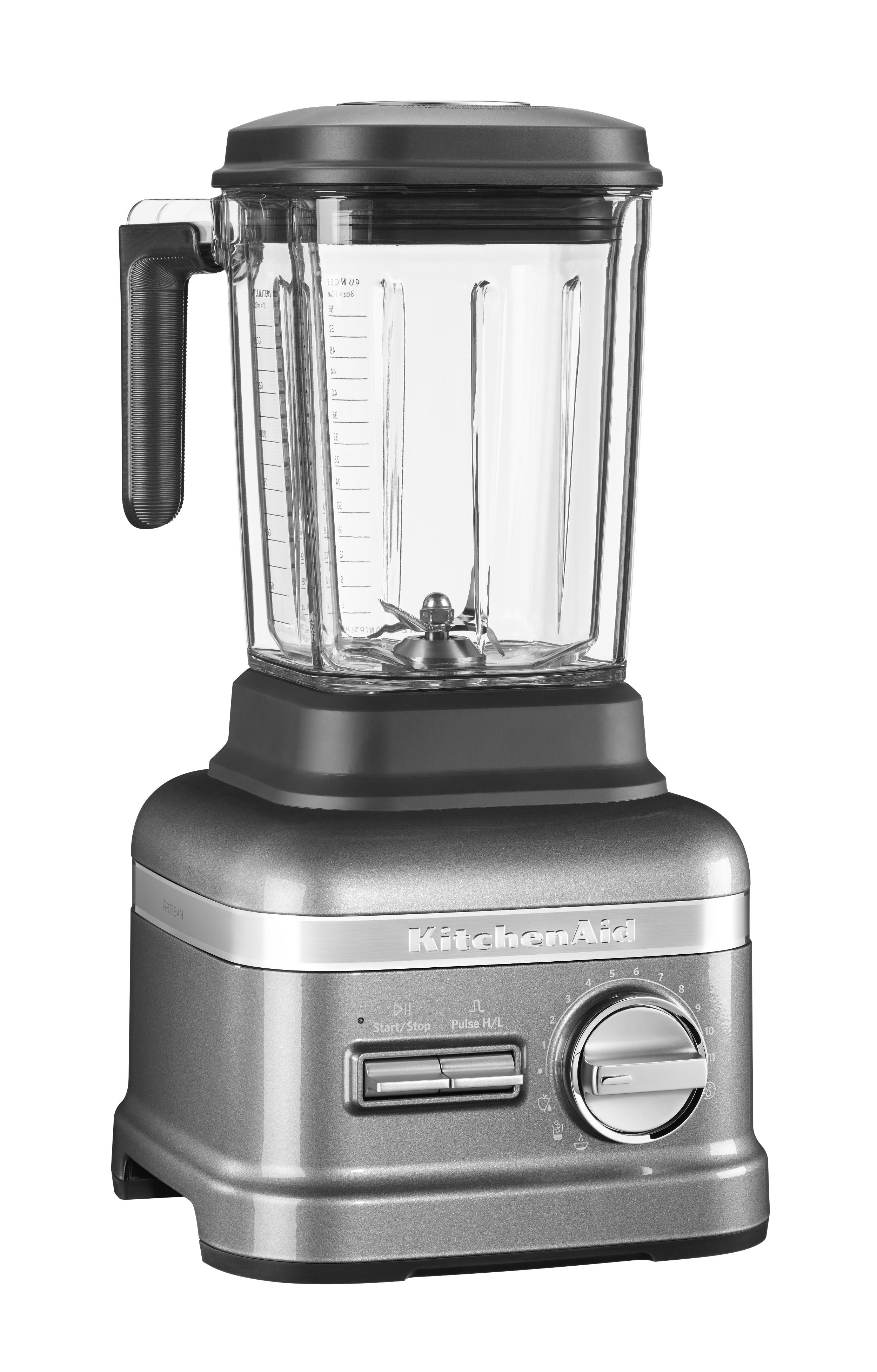 KITCHENAID 5KSB8270EMS Artisan Power Plus Standmixer Silber (1800 Watt, 2.6 l)