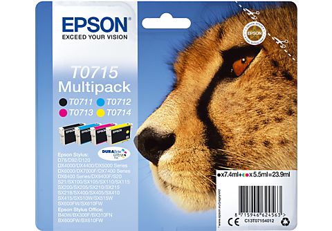 EPSON T0715 Multipack 4-kleuren DURABrite Ultra Ink