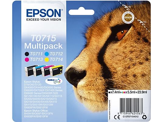 EPSON Multipack T0715 - Cartouche d'encre (multicolore)