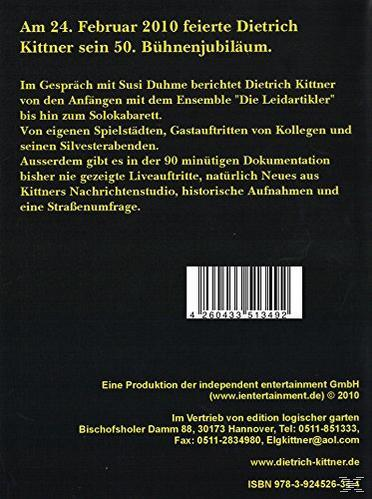 Dietrich Kittner Bühnenjubiläum jährigen DVD 50 zum