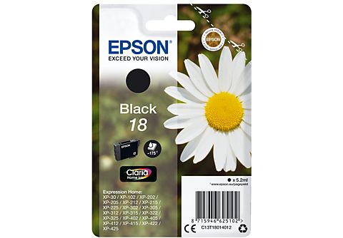 EPSON T1801 Singlepack Zwart Claria Home Ink