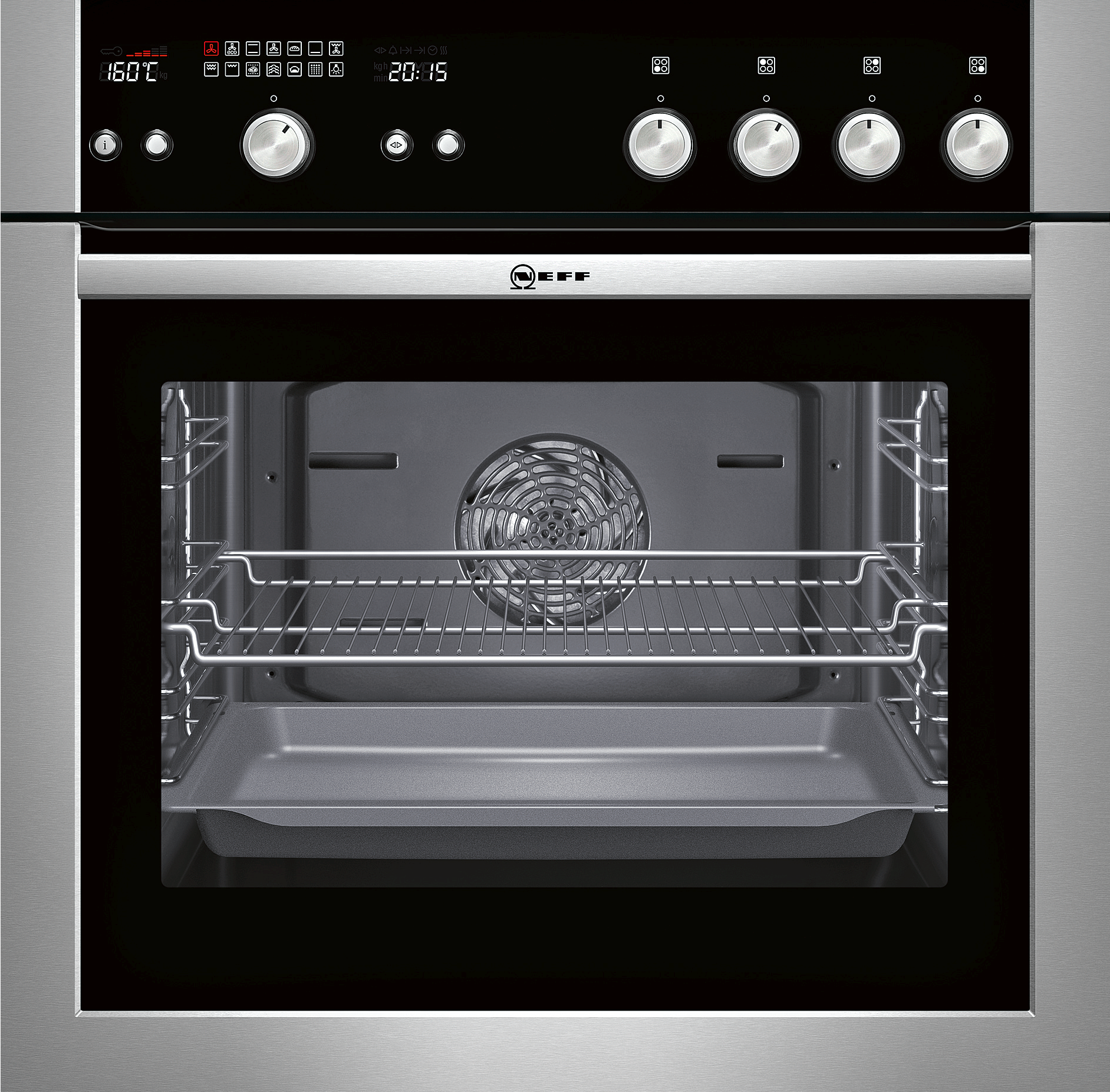 NEFF XIP 5 (E16P42N5+M56BR50N0), Einbauherdset (Induktionskochfeld, A, 63 l)