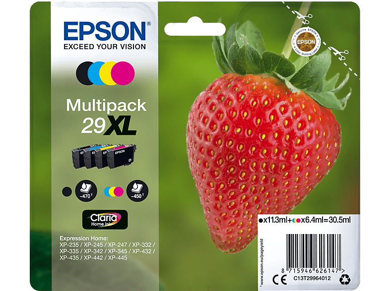 EPSON (C13T29964012) Tintenpatrone Original mehrfarbig