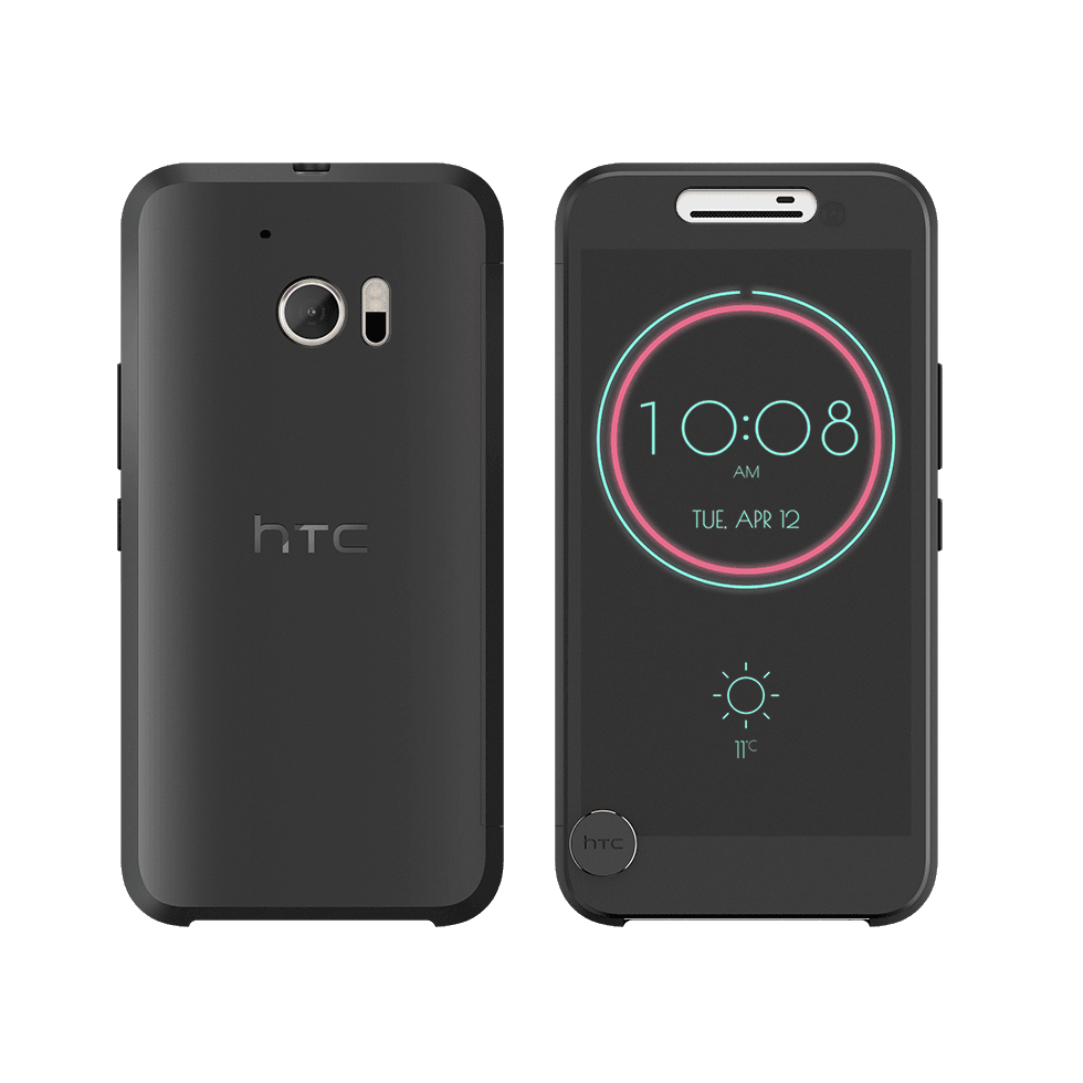 Flip View, Schwarz Ice HTC, Cover, 12, HTC