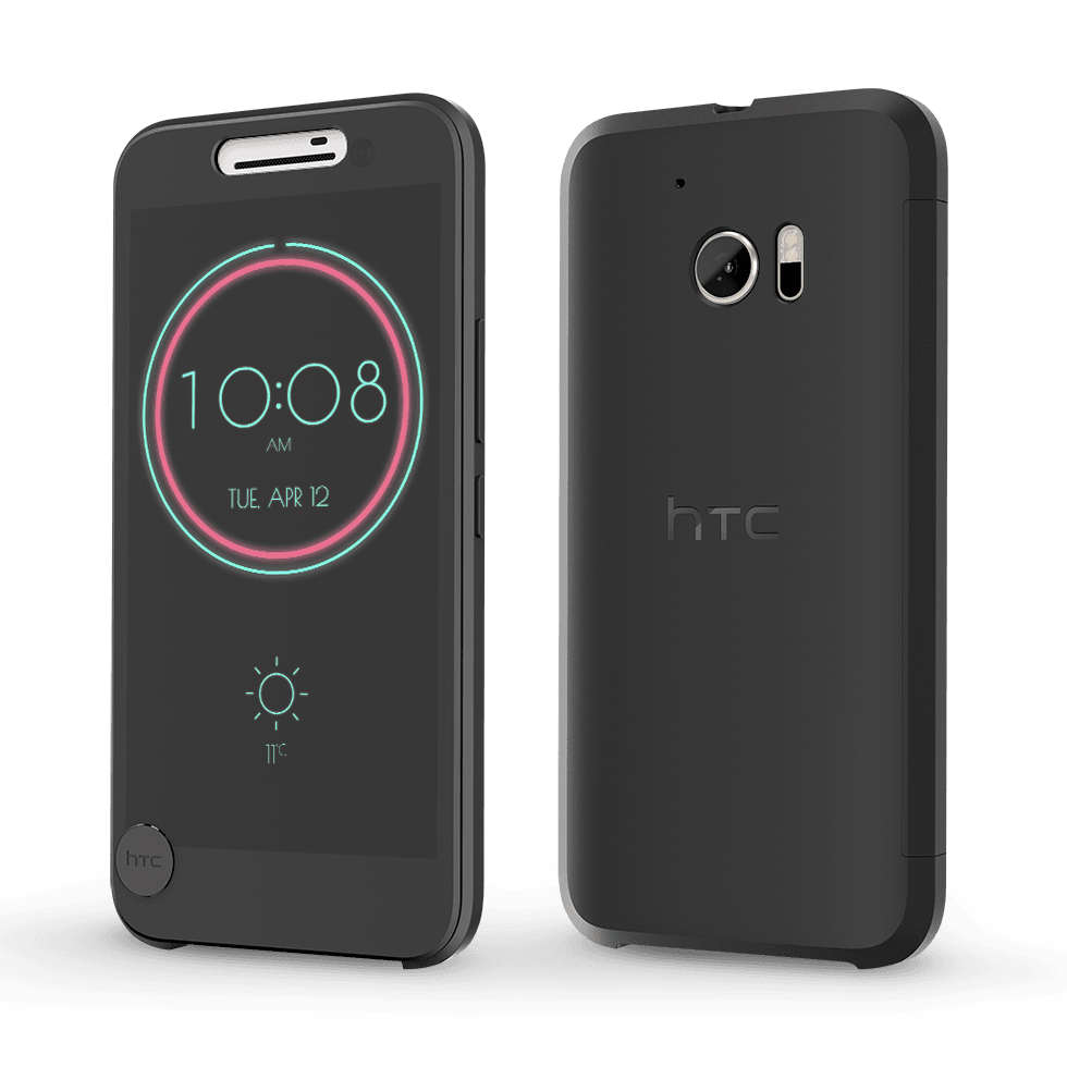 HTC Ice View, Schwarz 12, HTC, Flip Cover