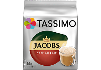 TASSIMO Kaffeekapsel Cafe Au Lait (16 Kapseln, Kompatibles System: Tassimo)