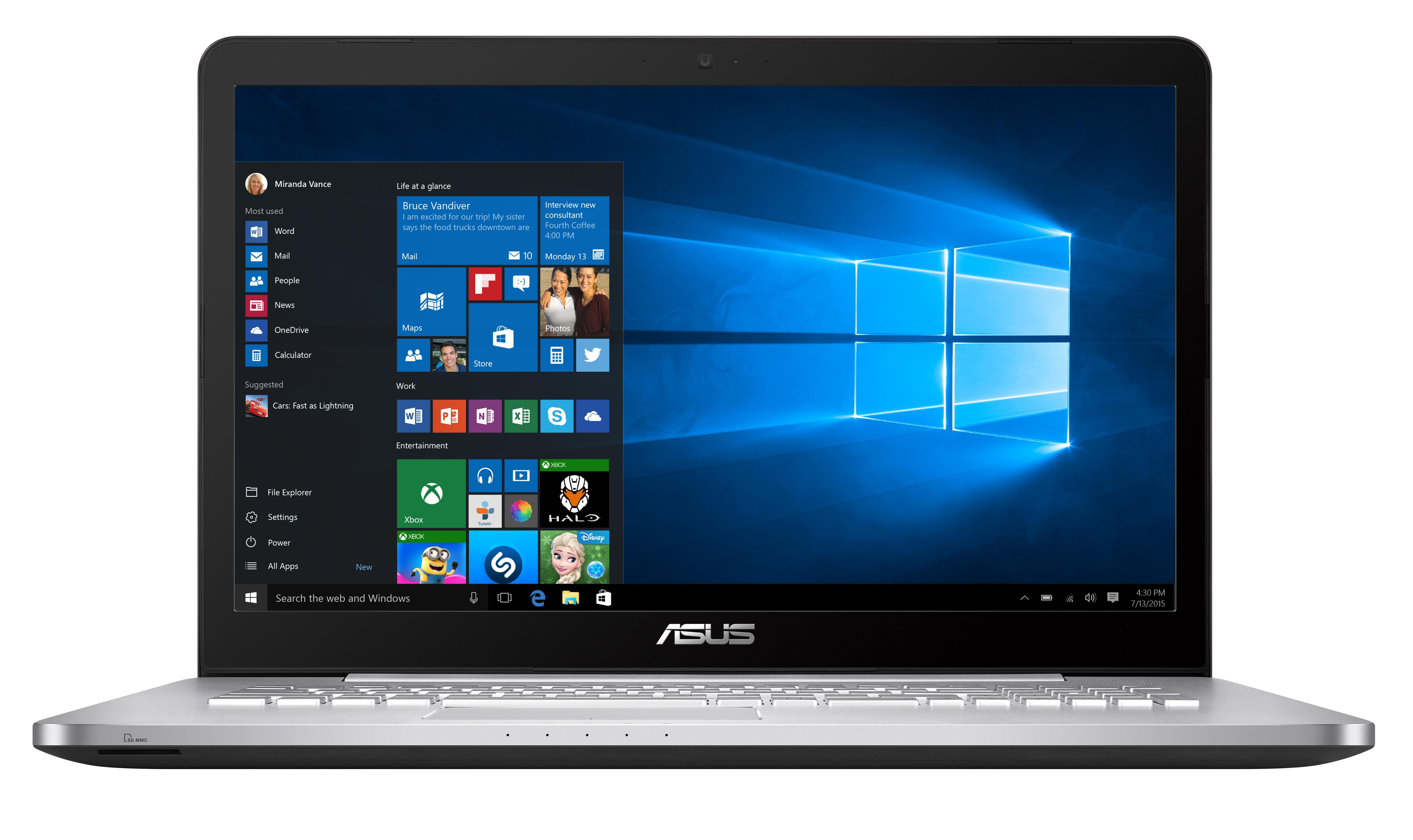 ASUS N752VX-GC090T - 17,3 Zoll - Intel® Core™ i7 i7-6700HQ - 16 GB - 1 TB - NVIDIA GeForce® GTX 950 - Windows 10 Home (64 Bit)
