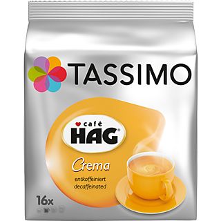 TASSIMO Kaffeekapsel Hag Crema (16 Kapseln, Kompatibles System: Tassimo)