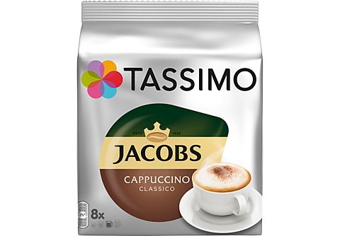 TASSIMO Kaffeekapsel Cappuccino Classico (8 Getränke, Kompatibles System: Tassimo)