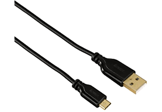 HAMA Micro USB fekete adatkábel 0,75m (135700)