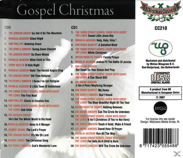 VARIOUS - Gospel Christmas Classics - (CD) Christmas 
