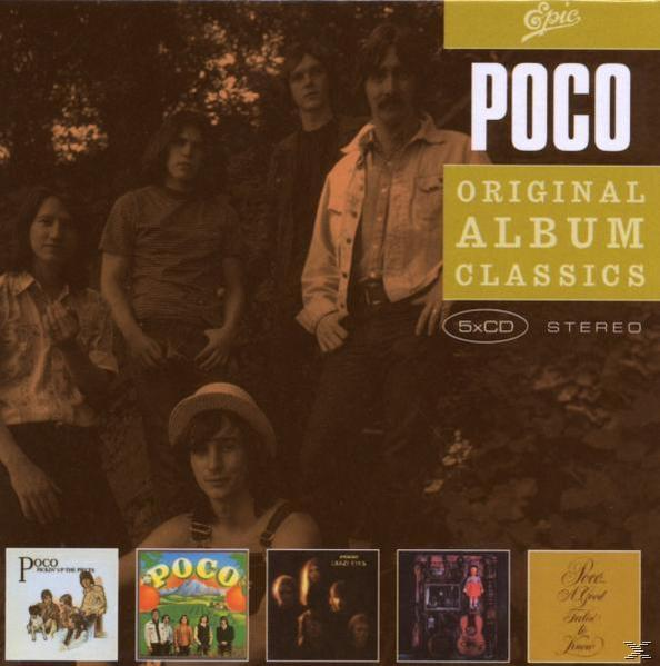 Albumcover mit Poco-Bandmitgliedern, Albumkunst.