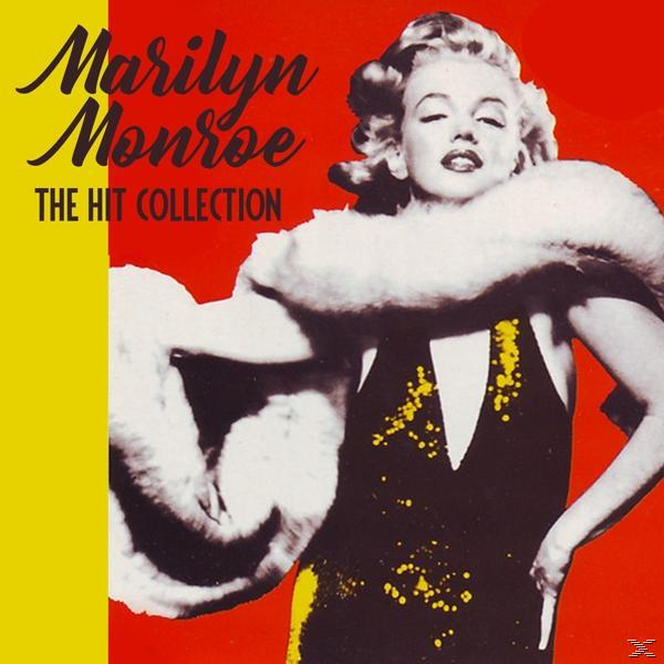 Marilyn Monroe Albumcover mit rotem und gelbem Hintergrund. Sie trägt einen Pelzstola und ein schwarzes Kleid.