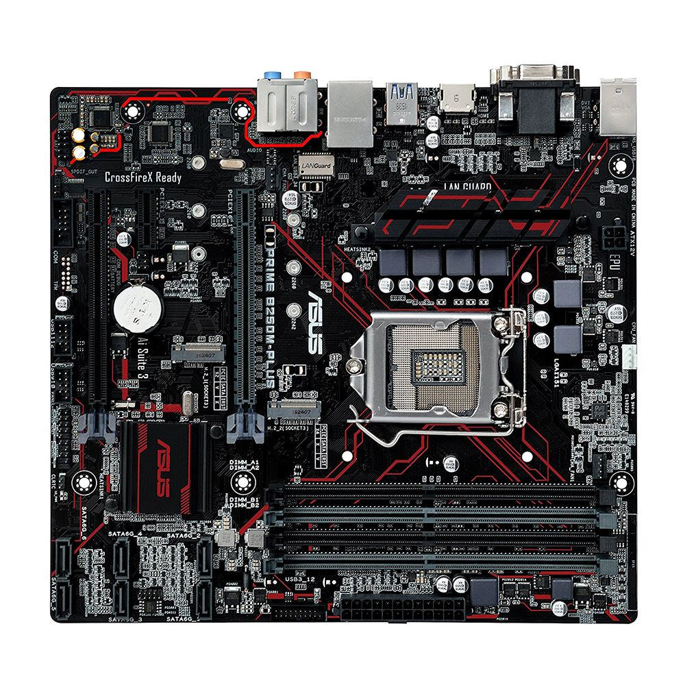 ASUS Prıme B250M-Plus Intel B250 Lga1151 Ddr4 2400 Hdmı Dvı Vga M2 Usb3.1 Matx