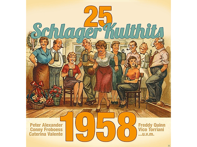 Thumbnail - VARIOUS - 25 Schlager Kulthits 1958 (CD)