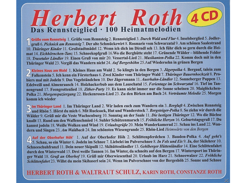 Thumbnail - Herbert Roth, Waltraut Schulz, Karin Constanze Roth - Herbert-100 Heimatmelodien (CD)
