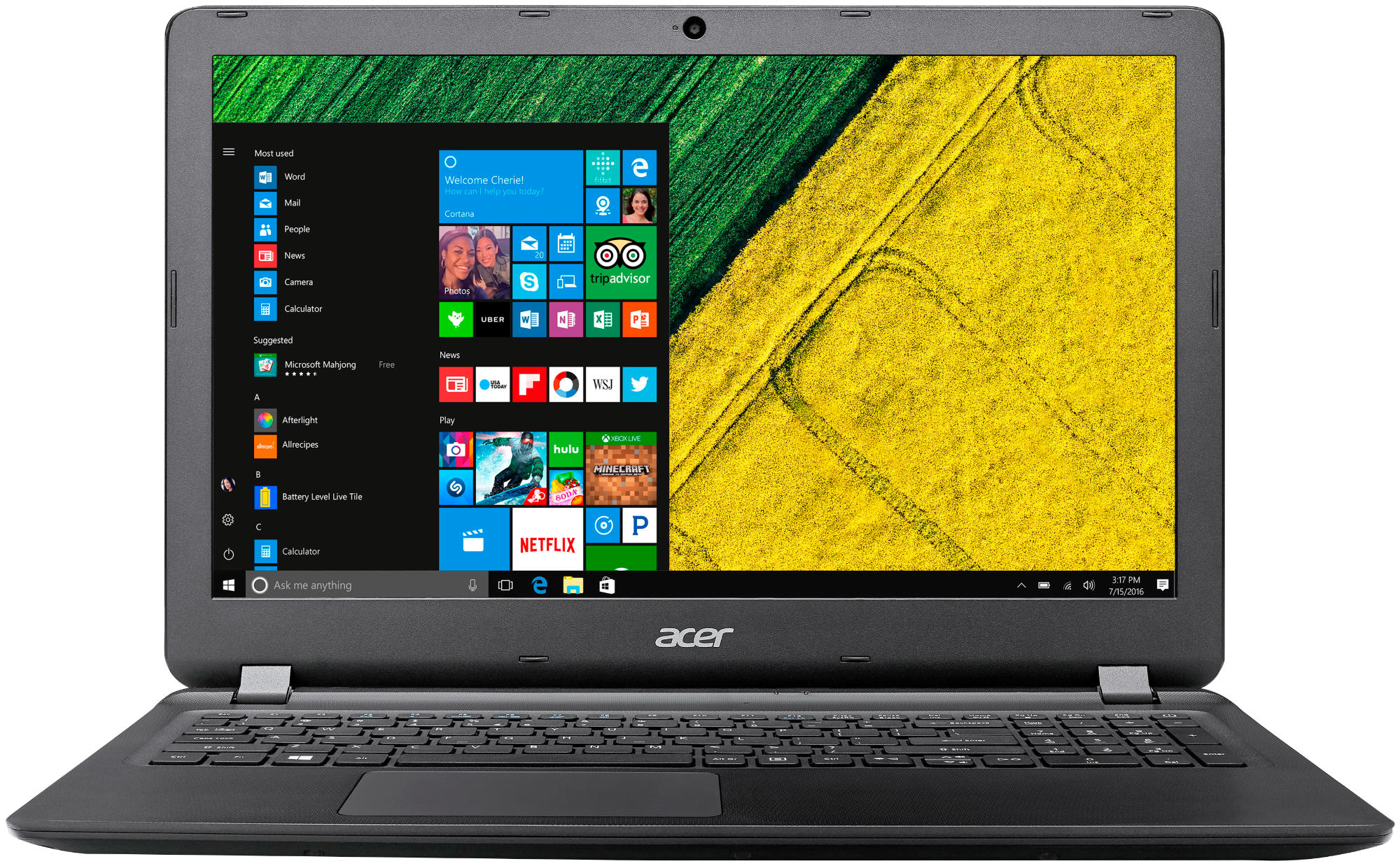 ACER Aspire ES 15 (ES1-572-31BD) - 15,6 Zoll - Intel® Core™ i3 i3-6006U - 8 GB - 1 TB - Intel® HD 520 - Windows 10 Home (64 Bit)