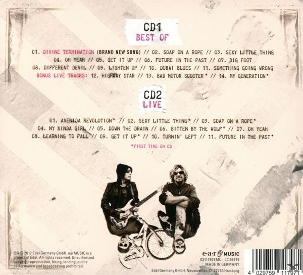 Albumcover, zwei Männer mit Gitarren, einer mit Hut. 'Best of'-Text.