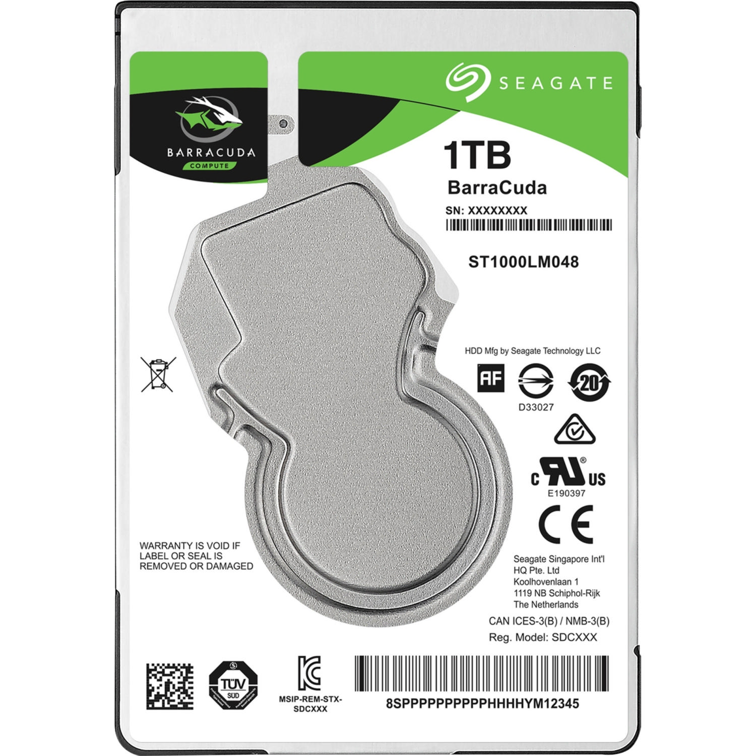 SEAGATE ST1000LM048 1TB 2.5 5400RPM 128MB SATA3.0 