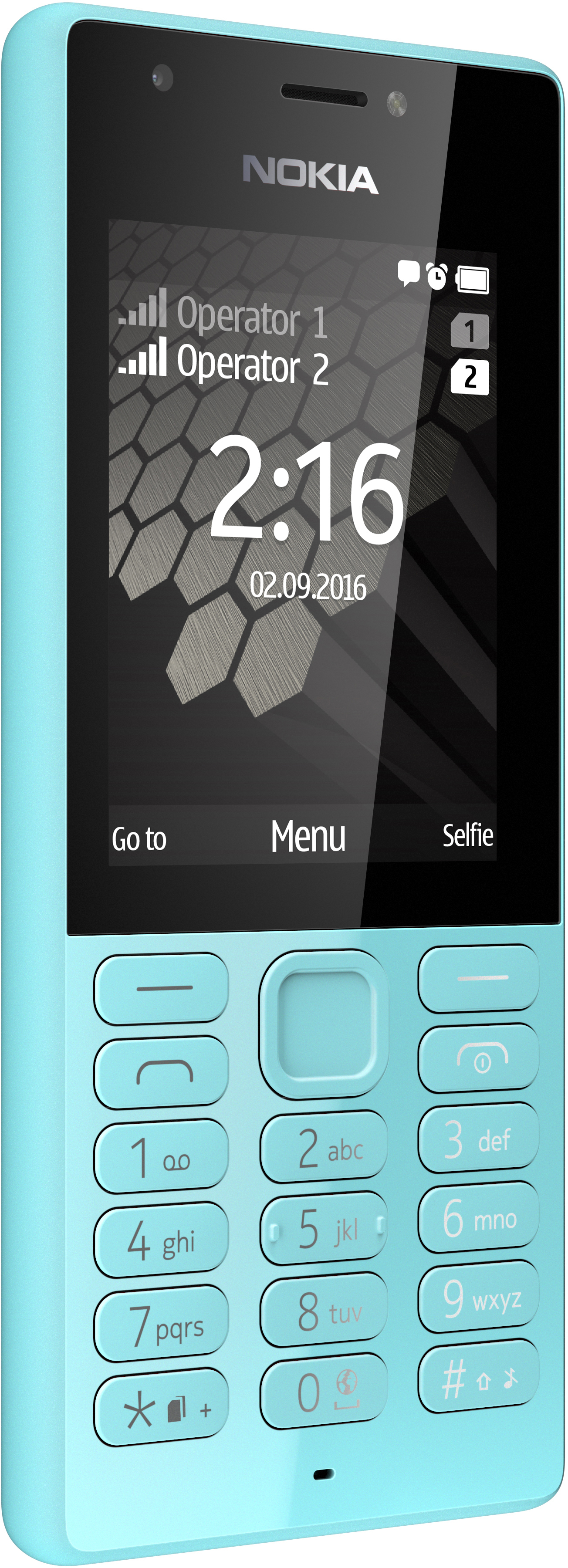 NOKIA 216 Dual Sim Handy, Mint Blau