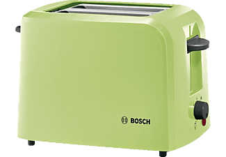 BOSCH TAT3A016 Toaster Matcha Grün/Weiß (980 Watt, Schlitze: 2)
