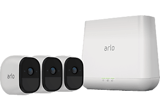 ARLO NETGEAR Arlo Pro VMS4330 - 3 videocamere + server - HD - Bianco - Set telecamera IP (HD, 1.280 x 720 pixel)
