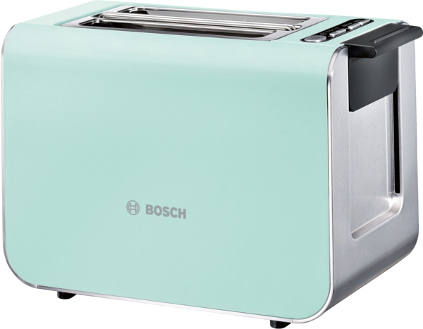 BOSCH TAT8612 Styline Toaster Mint/Grau (860 Watt, Schlitze: 2)