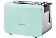BOSCH TAT8612 Styline Toaster Mint/Grau (860 Watt, Schlitze: 2) Toaster ...