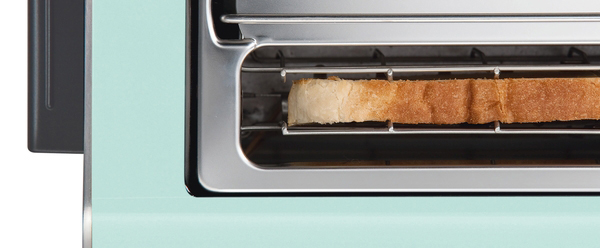 BOSCH TAT8612 Styline Toaster Mint/Grau (860 Watt, Schlitze: 2)