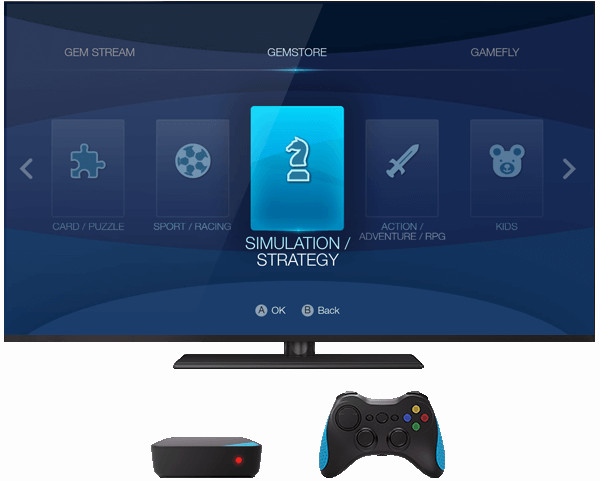 EMTEC Box Android TV gamer GEM Box (ECLTVF500) 16 GB