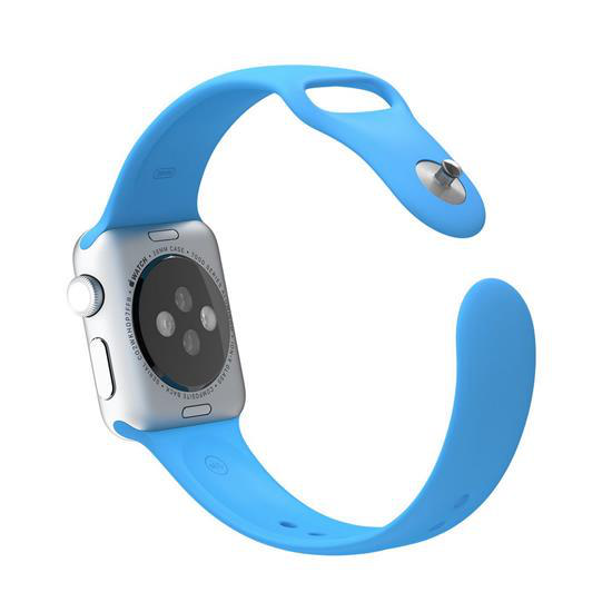 APPLE Smart Watch Sport MJ2V2TU/A 38mm Gümüş Rengi Alüminyum Kasa ve Mavi Spor Kordon