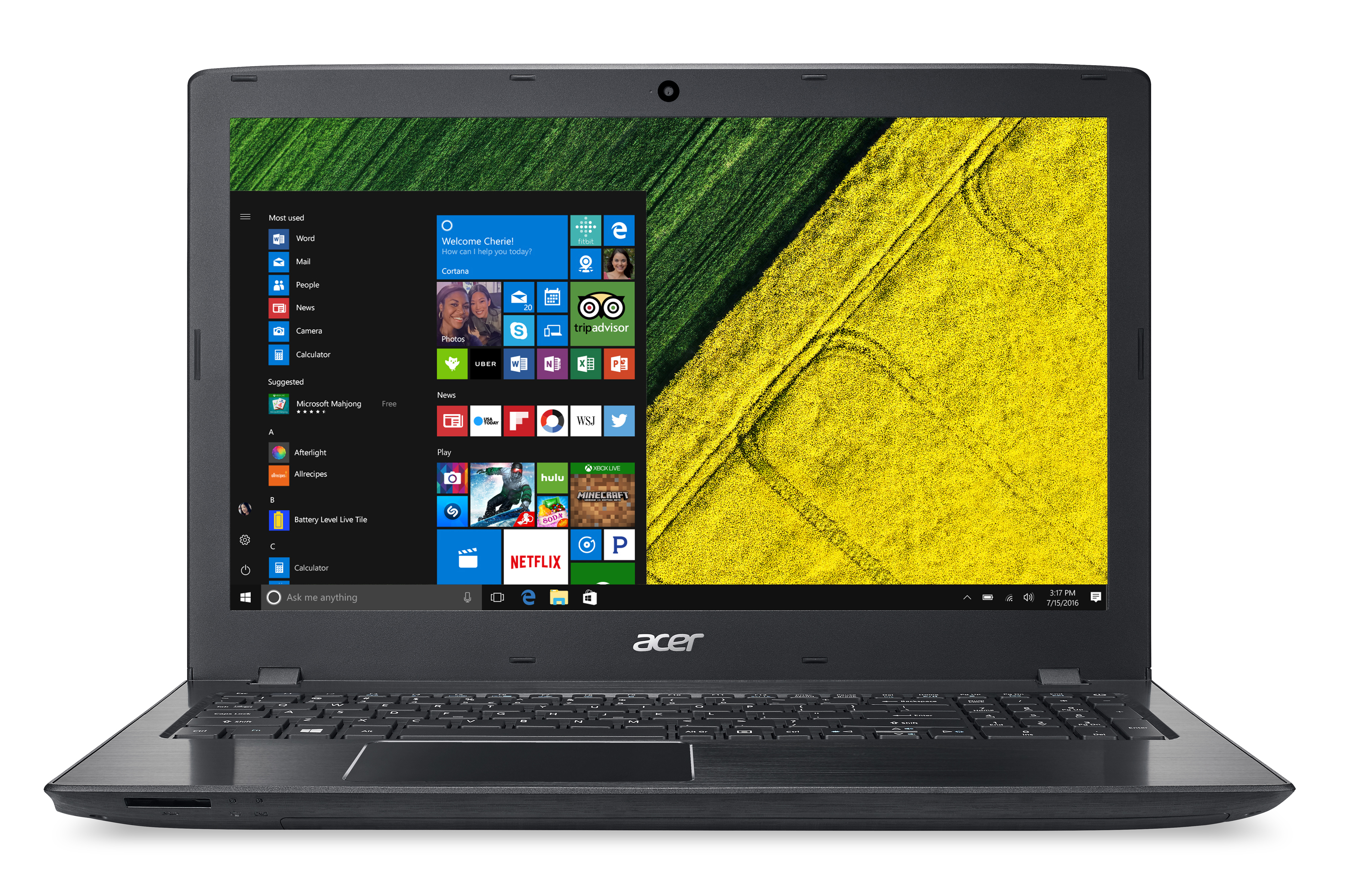 ACER Aspire E 15 (E5-575G-73AA) - 15,6 Zoll - Intel® Core™ i7 i7-7500U - 8 GB - 1 TB - Windows 10 Home (64 Bit)