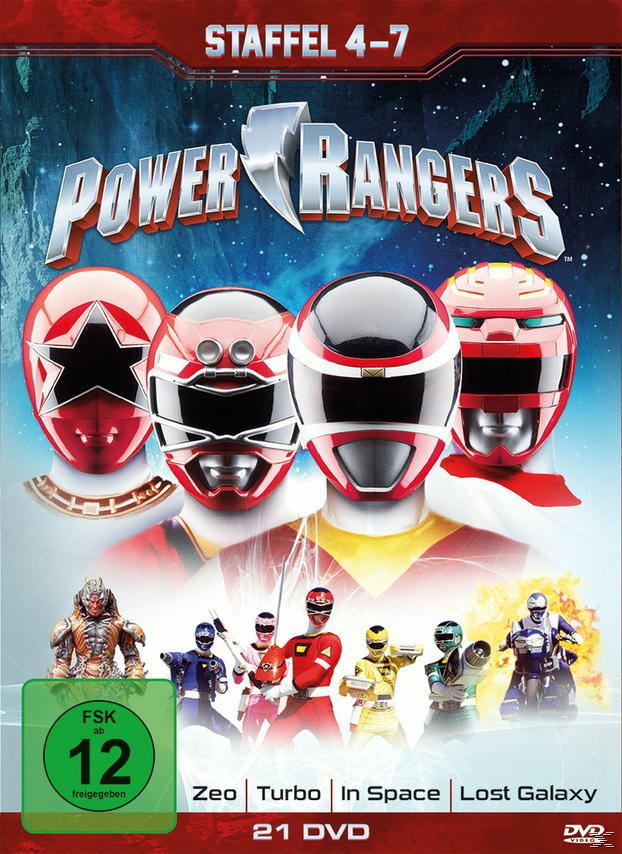 POWER RANGERS 4.-7.STAFFEL BOX DVD
