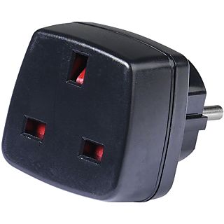 VIVANCO 28693 Reisestecker Großbritannien, Buchse - Schuko Stecker