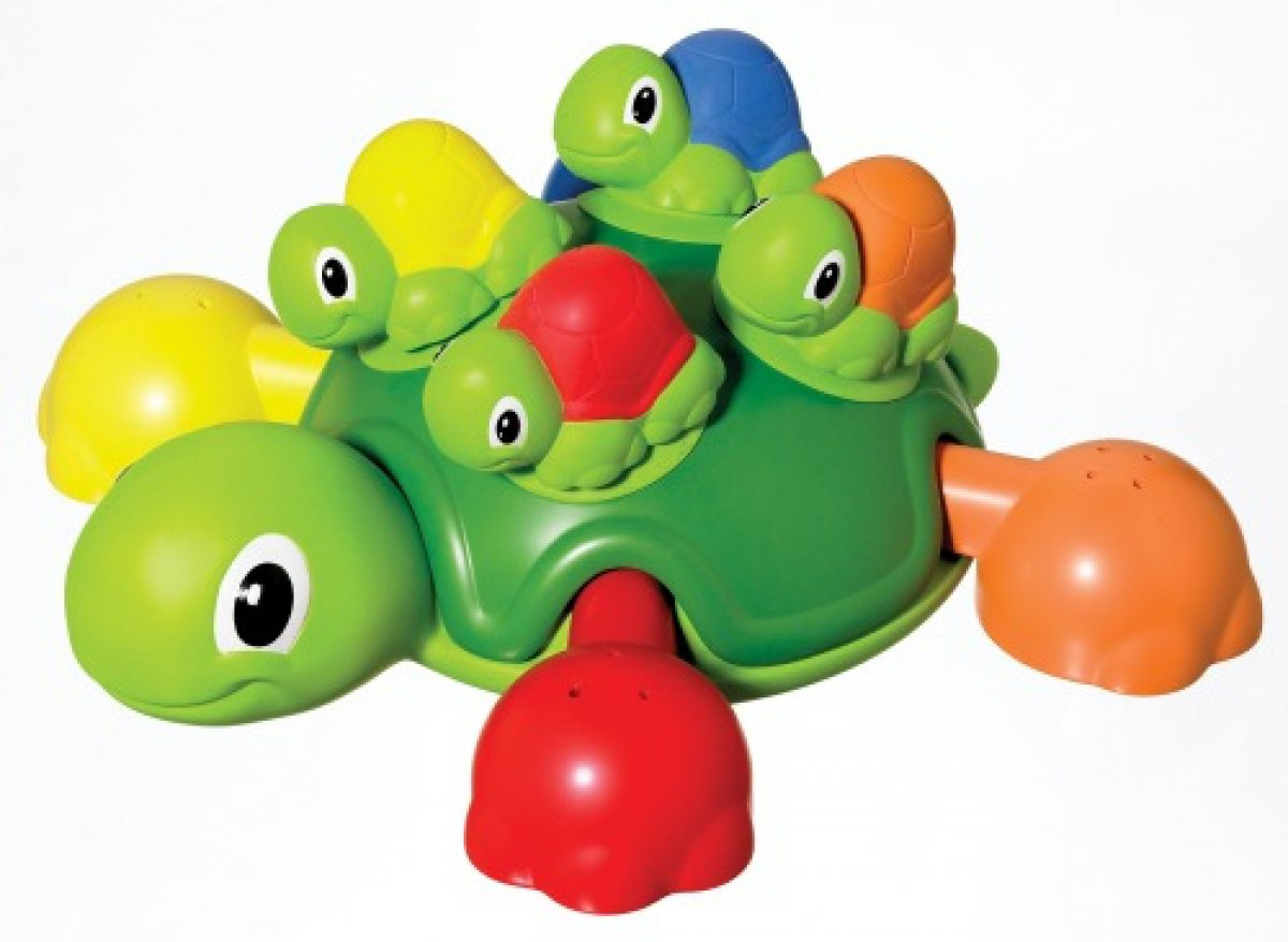 Schwimmartikel Schildkrötenfamilie TOMY Mehrfarbig