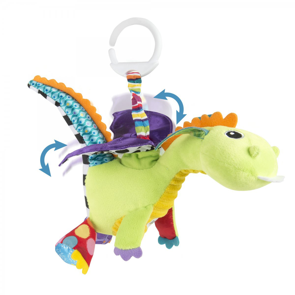 Go & fliegende Mehrfarbig Clip Diego der TOMY Spiel Kleinkind Drache Baby