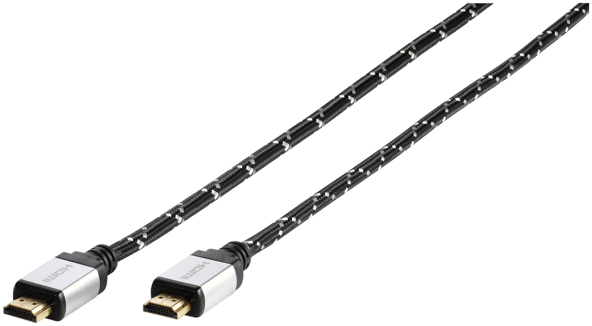 Cable Hdmi Vivanco 42200 premium high quality hdhd 12 de alta velocidad rojo y negro 12m 4k 1.2m type