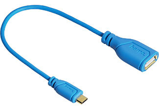 HAMA Micro USB to OTG kék adapter (135705)