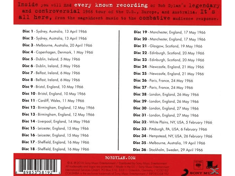 Thumbnail - Bob Dylan - The 1966 Live Recordings (CD)