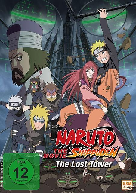 Anime-DVD-Cover mit Charakteren aus 'Naruto'. Grüner Kreis mit Text: '12'.
