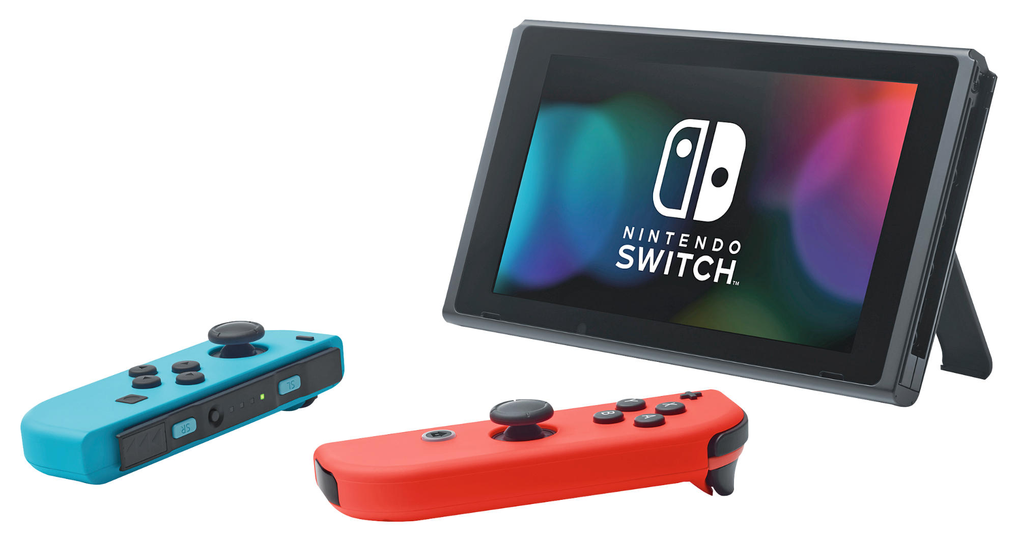 Consola - Nintendo Switch, 6.2", Joy-Con, Azul y Rojo Neón