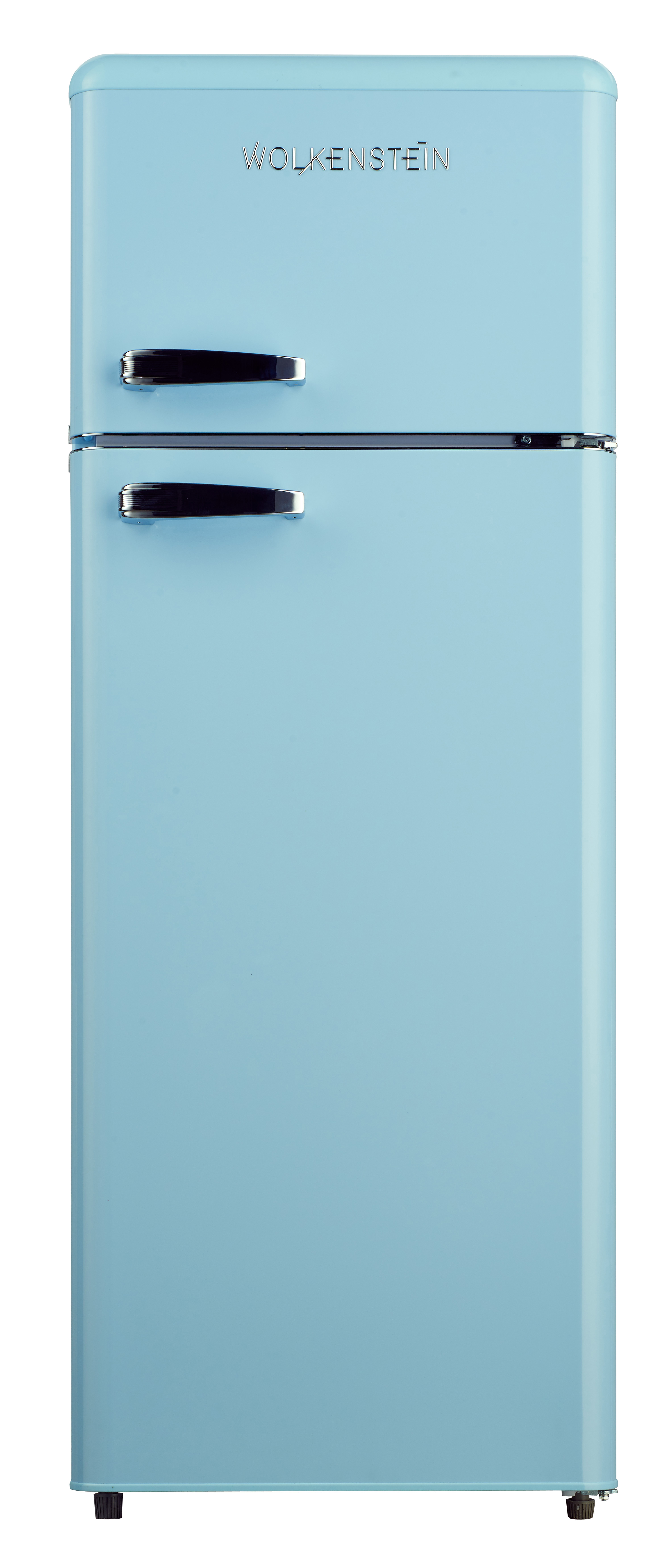 WOLKENSTEIN GK212.4RT LB Kühlgefrierkombination (E, 211 l, 1456 mm hoch, Blau)