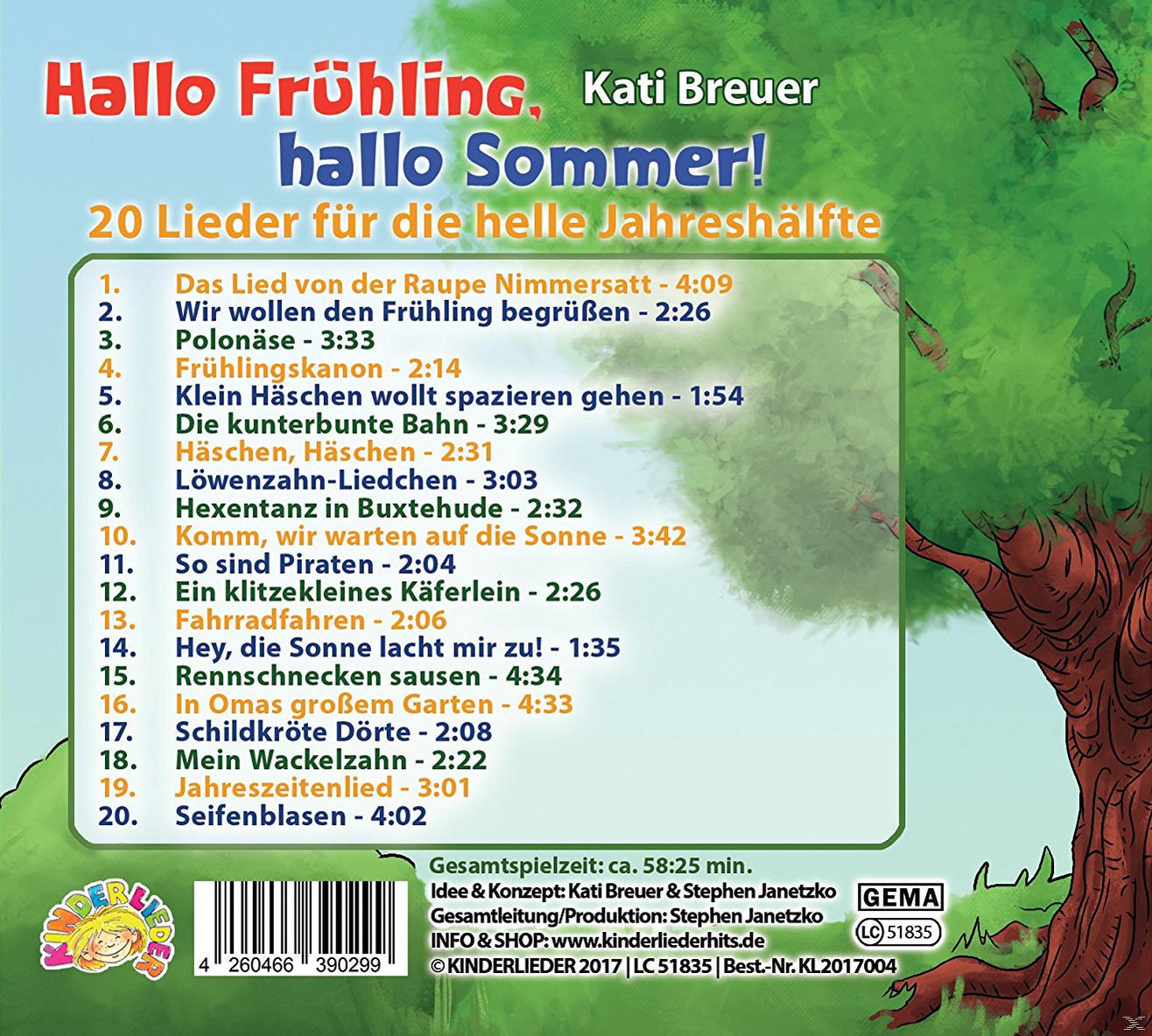 Kati Breuer - Hallo Frühling,hallo Sommer!  - (CD)